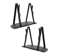 Hemobllo Support Accoudoir Suspendu Noir pour Table de Massage, Mousse Pu Confortable, Installation Facile, Lot de 2 Pièces pour Salon de Beauté et Spa