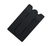 Hemobllo Support Adhésif pour Smartphone Porte-Cartes Intégré, Multi-Fonction, Matériel Solide, Style Discret, Format Compact, Adapté aux Utilisateurs Mobiles, Couleur Noire