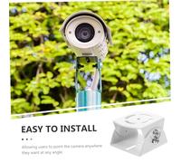 Hemobllo Support Alliage Aluminium pour Caméra Fixation - Compatible Surveillance Intérieure et Extérieure Montage Mural ou Plafond