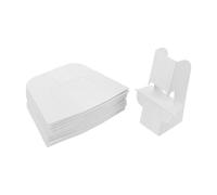 Hemobllo Support Chevalet en Carton Blanc 12 CM 100 Pièces Socle pour Cadre Photo Présentoir pour Tableau et Panneau Support Arrière Stable pour Exposition et Affichage
