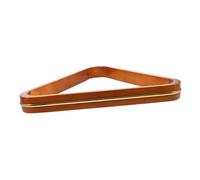 Hemobllo Support de Billard Convertible en Table Orange en Bois de Pin Triangulaire Structure Stable et Robuste Mini-râtelier pour Boule de Billard