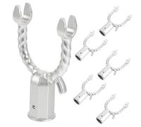 Hemobllo Support De Branche De Plante, Support De Branche d'arbre, Outil De Redressement pour Jardins, Lot De 6, en Alliage D'aluminium, Résistant, pour Arbres Fruitiers, Plantes De Jardin