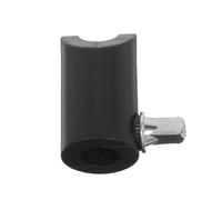 Hemobllo Support de Cymbale Long Noir en Métal et Plastique, Adaptateur pour Batterie Électronique Positionneur, Fixation Stable Anti-Rotation pour Charleston et Utilisation Intensive en