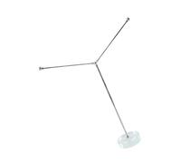 Hemobllo Support De Drapeau De Bureau Porte-Drapeau Décoratif Fournitures De Bureau Base Percée pour Hampe Usage Festif Et Cérémonial