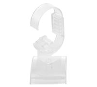Hemobllo Support de montre réglable en acrylique transparent pour un rangement sûr et une présentation élégante des montres 7,94 x 6,8 x 3,97 cm
