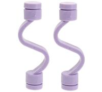 Hemobllo Support De Porte De Lave-linge à Chargement Frontal Lot De 2 Prévention Des Odeurs Flexible Violet Pour Maison Et Laverie Automatique Butée De Porte Pratique