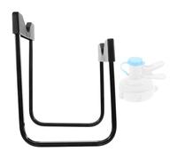Hemobllo Support de Rangement pour Seaux d'eau Détachable en Plastique Noir | Antidérapant, Sûr et Pratique, Évite la Pollution Secondaire, Style Simple pour Bureau et Usage Quotidien
