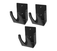 Hemobllo Support de Scanner de Codes-Barres Noir en Plastique, Lot de 3 Pièces, Montage Mural Pratique et Gain de Place, pour Entrepôts et Supermarchés