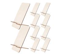 Hemobllo Support de Téléphone en Bois Robuste Lot de 10, Support de Tablette Portable Détachable pour Bureau Maison, pour Regarder des Vidéos et Passer des Appels Vidéo