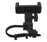 Hemobllo Support de Téléphone pour Pupitre de Musique Design Ajustable, Pince en Métal et Silicone, Convient aux Instruments à Vent, Utilisable en Répétitions et Concerts