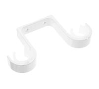 Hemobllo Support de Tige de Rideau Plafonnier Aluminium Support Double pour Rideaux de Fenêtre Installation Facile Compatible avec Tiges Ømm Design Élégant
