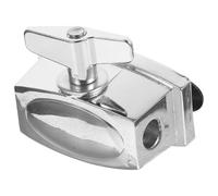 Hemobllo Support de Tom Basse en Fer Argenté Robuste Fixation Facile, Accessoire Compact pour Batterie, pour Instruments de Percussion