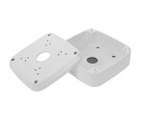 Hemobllo Support Demi-Sphère en Alliage D’Aluminium Boîte de Jonction Étanche pour Caméra de Sécurité Passe-Câble Mural et Plafond Protection Câble Discrète pour Installation Extérieure