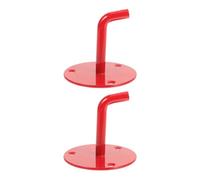 Hemobllo Support Extincteur Mural Crochet Double 2-9 Kg en Fer, Fixation Murale pour Extincteur Co2, Usage Sécurité Incendie Centres Commerciaux Bureaux, Lot de 2 Pièces