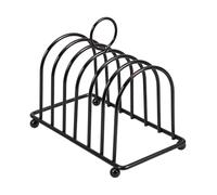 Hemobllo Support Grillé Vertical Acier Inoxydable Multifonction Organiseur de Tranches pour Cuisine et Maison Rack de Rangement Compact pour Toast et Accessoire Fonctionnel pour et
