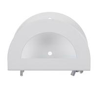 Hemobllo Support Mural Adhésif pour Pèse-personne Digital Étagère Murale Compacte sans Perçage avec Protection Capteur Organisateur Polyvalent pour Cuisine et Salle de Bain Installation