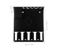 Hemobllo Support Mural De Rangement Pour Outils De Coiffure Organisateur De Ciseaux Pour Barbier Support De Peigne Pour Salon De Coiffure Avec Espace De Stockage Pour Tondeuse Et