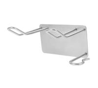 Hemobllo Support Mural pour Défroisseur Vapeur en Acier Inoxydable Brossé Support Compact pour Fer à Repasser Portable Étagère de Rangement Pratique pour Dressing et Buanderie Résistant