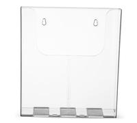 Hemobllo Support Mural pour Menu Support pour Brochures Acrylique Murales Présentoir pour Documents Porte-Documents Vertical