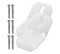 Hemobllo Support Mural Urinoir Inoxydable Fixation Murale avec Vis Expansion Crochet Suspendu Gain de Place pour Salle de Bain et Toilettes