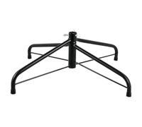 Hemobllo Support pour Sapin de Noël Support de Pied d'arbre Quatre Pieds Fer Noir Montage Rapide pour Sapins de Noël de 2m Intérieur