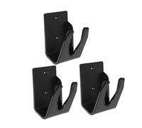 Hemobllo Support pour Scanner Code-Barres et Gain de Place en Plastique Noir Support Mural Polyvalent Lot de 3 Pièces pour Entrepôts
