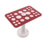 Hemobllo Support pour Sèche-pinceaux de Maquillage 26 Fentes Abs Pliable