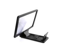 Hemobllo Support pour Téléphone Portable Noir en Plastique, Agrandisseur D'écran Simple et Créatif, pour Camping et Tourisme Fonction
