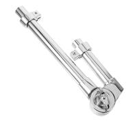 Hemobllo Support Tom Drum Robuste Matériel Tambour Fixation Stable et Réglable pour Instrument de Percussion Adapté Aux Musiciens Débutants et Étudiants