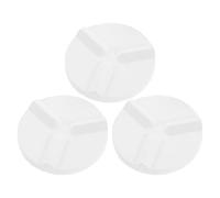 Hemobllo Support Triangulaire en Alumine Blanche 3 Pièces Structure à Trois Pieds Réutilisable Réduit le Glissement pour Poterie pour Cuisson en Four à Céramique