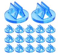 Hemobllo Supports de Cartes de Jeu en Plastique Bleu Roi 2 Cm Base Ronde - Lot de 100 Pièces - Porte-Cartes pour Jeux de Société, Présentoirs Polyvalents pour Étiquettes, Menus et Numéros