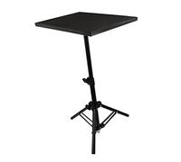 Hemobllo Table De Projection 55 Cm Trépied Réglable en Métal, Support Pliable pour Projecteur Et Ordinateur Portable, Plateau Stable pour Usage Maison Et Bureau