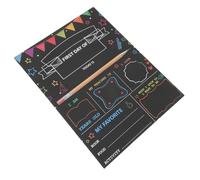 Hemobllo Tableau Bois pour Premier Jour École Panneau Double Face Décoration Murale pour Garçon Fille Signe de Rentrée Scolaire Ornement et Lisse pour Chambre et École