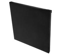 Hemobllo Tableau Carré Noir pour Artistes Garçon et Filles, Panneau de Peinture en Bois et Coton Robuste, Adapté la Peinture Acrylique et Aquarelle pour Écoles et Loisirs Créatifs