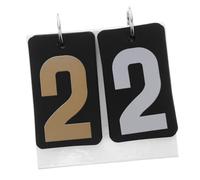Hemobllo Tableau de Bord du Football et du Volley-Ball Sports de Gardien de Score système de Notation Tableau de Bord des Scores Sportifs Tableau de Bord Flipper Accessoires de Sport PVC