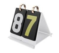 Hemobllo Tableau de Score de Bureau Acrylique Mini Marqueur à Chiffres Visibles pour Football Volley-Ball Tennis de Table et Jeux de Cartes Support Intérieur et Extérieur