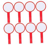 Hemobllo Tableau De Score Portable 8pcs Tableau Effaçable à Sec Rond 10x20cm Pour Juges Et Compétitions Pour Événements Sportifs Pour Étudiants