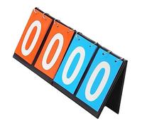 Hemobllo Tableau de Score Portable Réutilisable 4 Chiffres pour Tennis Accessoire Sportif Professionnel en Plastique Marqueur de Jeu pour Événements