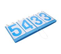 Hemobllo Tableau de Score Réutilisable Chiffres Bleu Compteur Point Durable pour Football Basketball et Pong Marqueur Score Pratique et Facile à Utiliser