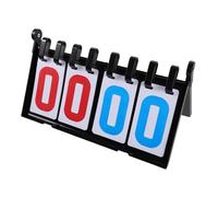 Hemobllo Tableau de Score Sportif Portable à Chiffres Visibles Compteur à Chiffres Multifonction pour Tennis Soccer Basket et Badminton Compact et Léger pour Arbitres et Compétitions