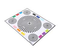 Hemobllo Tableau de Test pour Caméra de Sécurité 40X30 CM - Carte D’Étalonnage des Couleurs en Papier - Mire de Réglage de Mise Point Photo - Outil D’Alignement pour Calibration Vidéo