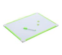 Hemobllo Tableau Effaçable Double Face Design Simple et Élégant en Pvc Vert, Planche à Dessin Multifonctionnelle et Portable, pour Bureau et Pause