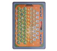 Hemobllo Tablette d'apprentissage de L'Arabe pour Garçon et Filles 1 Pièce Éducatif Vocal pour Tout-Petits Machine de Lecture Alphabet Islamique Apprentissage Précoce Langue Arabe sans