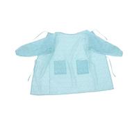 Hemobllo Tablier Imperméable à Manches Longues Polyester pour Adulte Vêtement de Protection Maison et Cuisine Résistant Aux Liquides Bleu