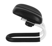 Hemobllo Tabouret de Prière Réglable en Métal Noir avec Coussin Antidérapant, Siège de Contemplation Confortable pour Yoga, Pleine Conscience et Pratique à Domicile Voyage