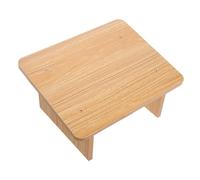 Hemobllo Tabouret En Bois Repose-pieds Multifonction Petit Format, Marchepied En Chêne Rustique, Support Incliné Ergonomique Pour Chambre, Salon, Salle De Bain, Usage Adulte Et Garçon Et Filles