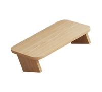 Hemobllo Tabouret Repose-Pieds en Bois 30 Cm, Marchepied Antidérapant Ergonomique pour Bureau à Domicile et Piano, Escabeau Stable et Léger pour Confort Assis au Salon ou Chambre
