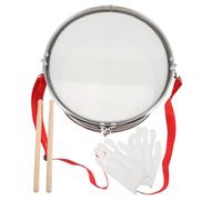Hemobllo Tambour Caisse Claire Rouge Lumineux pour Garçon Fille Instrument de Percussion Éducatif Jeu Musical pour Éveil Rythmique et Développement Sensoriel