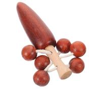 Hemobllo Tambour en Bois Marron pour Bébé, Portable et Sûr, Stimule L'écoute, Jouet Musical pour Introduire les Garçon et Filles la Musique en Maternelle