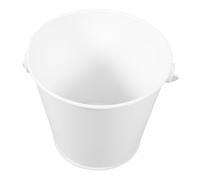 Hemobllo Tambouriner Seaux En Métal Pour La Fête Petits Seaux En Métal Seau Blanc Graisseur Récupérateur De Graisse Pour Grill Mini Seau Centres De Table De Fête Fer Blanc Blanche